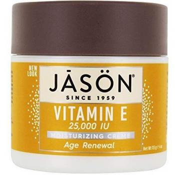Crema renovadora antiedad cara y cuerpo Vitamina E 25000 UI Jason, 113 g