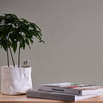 Papel Pintado Vlies Nara Unicolor Mate 10.05 x 0.53 m Gris