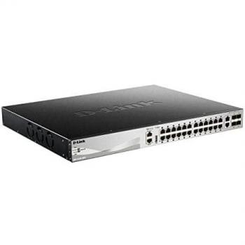 D-Link DGS-3130-30PS/E Switch Gestionado L3 Gigabit Ethernet (10/100/1000) Energía sobre Ethernet (PoE) Gris