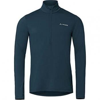Sudadera de Fleece VAUDE Livigno II para Hombre con Media Cremallera - Color Mar Oscuro - Talla L
