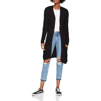 ONLY NOS Onlbernice L/s Cardigan Knt Noos, Chaqueta Punto para Mujer, Azul