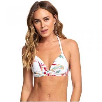 Roxy Lahaina Bay - Top De Bikini Triangular Moldeado para Mujer Top De Bikini Triangular Moldeado, Mujer, Sahara Sun On The River S, XS