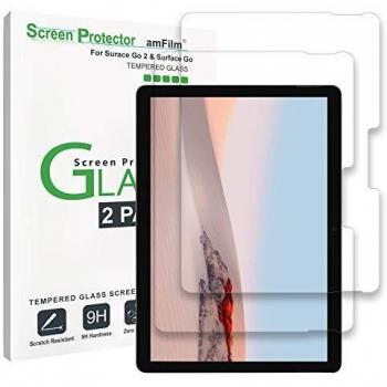 IVSO Screen Protector for Microsoft Surface Go, Tempered Glass [Scratch Resistant] [Ultra Clear] [Bubble Free]