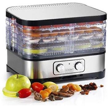 Deshidratador de Alimentos KitchenChef SECCO5.MECA Acero Inoxidable 5 Bandejas 400W