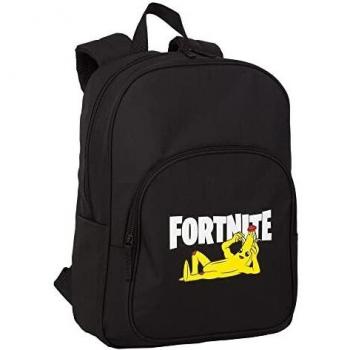 Mochila Escolar Fortnite Crazy Banana - Compartimento Principal y Bolsillo Frontal - Adaptable a Carro