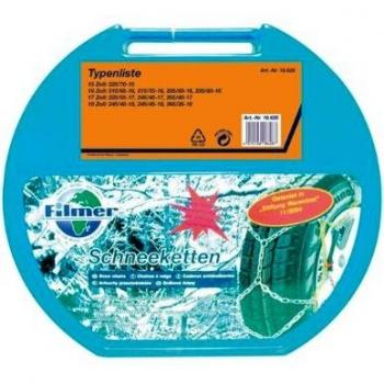 Cadenas de Nieve FREI KFZ 12mm, para llantas de 15'' a 19'', ancho 205-265mm, juego de 2 piezas