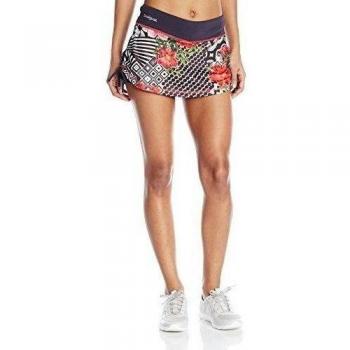 Desigual B - Falda pantalón para mujer Gris gris oscuro Talla:XS