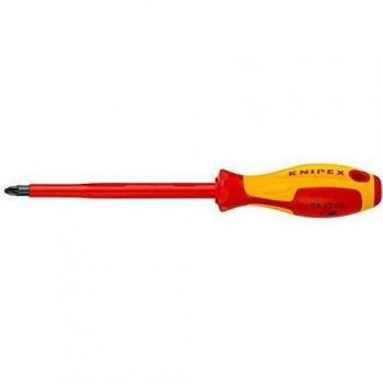 KNIPEX Destornillador para tornillos cruciformes Pozidriv aislado 1000V