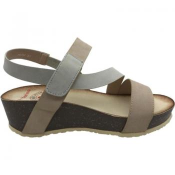 Sandalia Mujer Mandarina 757 DF - Diseño Moderno, color Taupe, estilo moderno