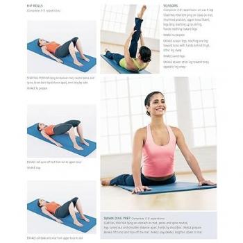 STOTT PILATES Deluxe Pilates Mat with Extra Thick Cushioning in Graphite or Midnight Blue
