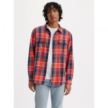 Camisa Levis Jackson Worker Rojo para Hombre