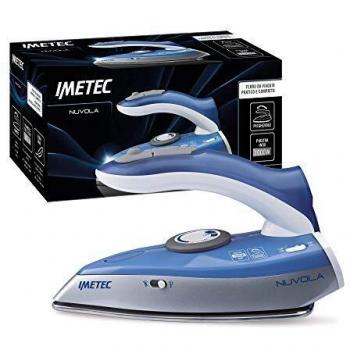 Imetec Nuvola Ferro de Viaje a Vapor 1000W con Suela de Acero Inoxidable y Doble Voltaje