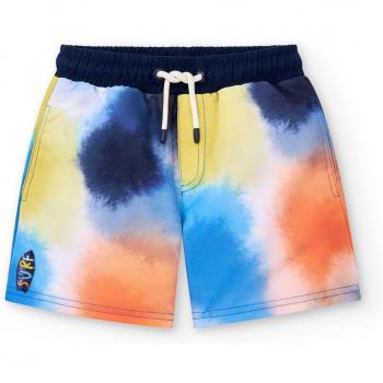 Bañador corto multicolor de niño Tuc Tuc con cordón de ajuste Sons Of Fun