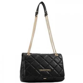 Valentino Ocarina Black Quilted Shoulder Bag for Women