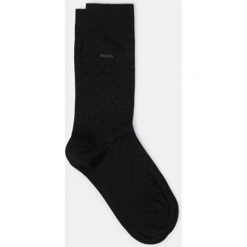 Calcetines BOSS 'George Dots' de Algodón Mercerizado para Hombre, Color Negro, Talla 39/40
