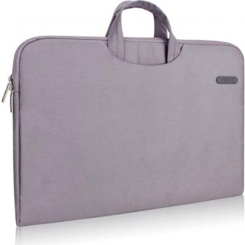 Zikee Funda para portátil 13.3 pulgadas con asa bolsillo gris Estuche protectora, compatible con Acer Chromebook 14/Asus Zenbook UX305UA&Asus VivoBook E403SA/Dell/Lenovo/HP stream 13.3