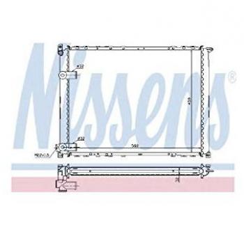 Radiador de refrigeración del motor NISSENS 63943A - Radiador de aluminio, diseño de alta eficiencia, compatible con múltiples modelos de vehículos, incluye tapones y accesorios necesarios para la instalación
