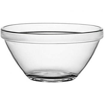 Pompei Ensaladera de Vidrio Tensionado 23 cm (2,45 L)