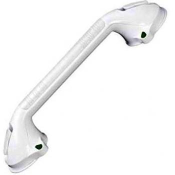 WENKO Barra de seguridad con sistema ventosa vertical, plástico, 42 x 11.5 x 8.5 cm, Blanco