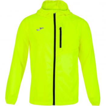 Cortavientos hombre R-Trail Nature amarillo flúor, jaqueta corta-vento Joma R-Trail Nature, jaqueta masculina amarilla