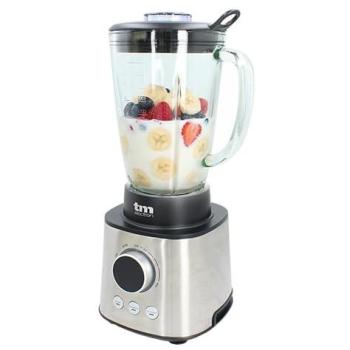 Batidora de Vaso TM Electron Acero Inoxidable 1500 W 1,8 L - Potente y Versátil con Protección contra Sobrecalentamiento