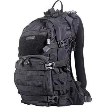 Mochila Nitecore BP20 20L, Rucksack Militar con Sistema MOLLE y Espalda Ventilada, Color Negro