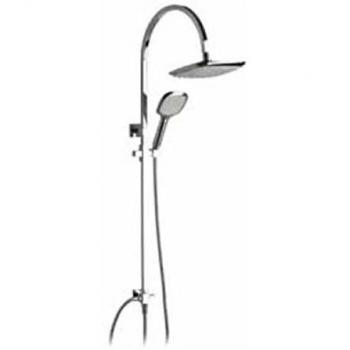 Fromac – Sistema de Ducha con alcachofa y Cuadrada de 25 cm Ducha Set Grifo de Lluvia, para conexión en una rasante Grifo o aufputza rmatur 15812, 61452.c, 61452.c, 15812