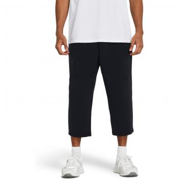 Under Armour - Pantalón Crop top de hombre Unstoppable Fleece, Baggy, Negro, XL