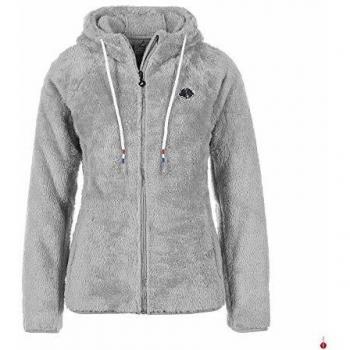 Peak Mountain-Chaqueta de Lana con Capucha Mujer ALANZO-Gris-S