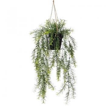Esparraguera artificial colgante en maceta 50 cm