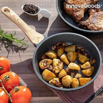 InnovaGoods Kitchen Cookware Sartén Premium Granite-Effect