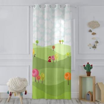 Cortina Happyfriday Grandma 140x265 cm Multicolor 100% Algodón Calidad de 150