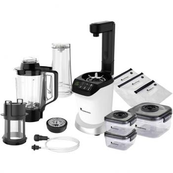 Batidora de Vaso Masterpro Trio Nutrimix MP 1000 W - Kit Mezclador 3 en 1 con Función al Vacío y Jarra Calefactora Tritan de 1.5L