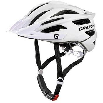 Cratoni Agravic Bicicleta Casco, Primavera/Verano, Unisex, Color White Glossy, tamaño Large/Extra-Large