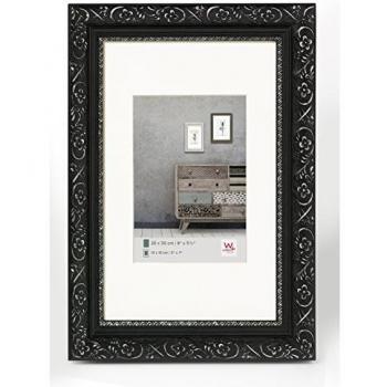 Marco de madera Walther Design CR040B Barock, negro, 30 x 40 cm