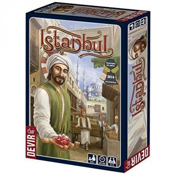 Devir Istanbul - Juego de Mesa, juego estratégico para 2 a 5 jugadores, duración de 90-120 minutos, edad recomendada a partir de 12 años, incluye tablero modular y mecánicas de colocación de losetas
