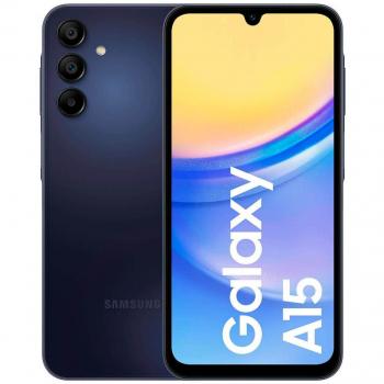 Samsung Galaxy A15 8GB/256GB Negro (Blue Black) Dual SIM A155 - Smartphone de última generación con pantalla FHD+ de 6.5 pulgadas, potente procesador MediaTek G99 Octa-Core, batería de larga duración de 5000mAh y sistema operativo Android 14
