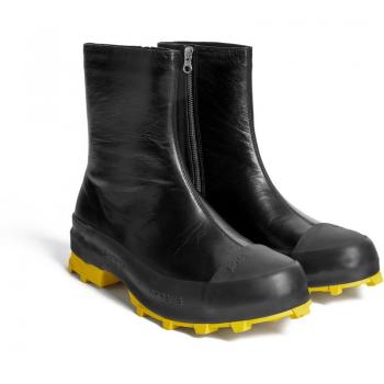 CAMPERLAB Traktori Ankle Boots for Men - Black, Size 42, Smooth Leather