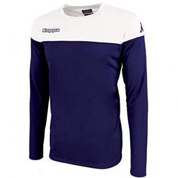 Kappa MARETO LS Camiseta de equipación, Hombre, Azul Marino/Blanco, 3XL