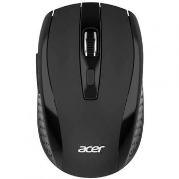 Ratón óptico inalámbrico Acer MX202, 2.4 GHz, 1000/1200/1600 DPI, 6 botones, ambidiestro, color negro