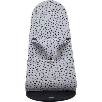 Funda de algodón compatible con hamaca Babybjorn Soft, Balance y Bliss Jyoko Black Star