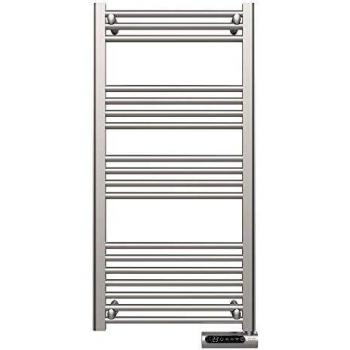 Cecotec Radiador Toallero Eléctrico Bajo Consumo ReadyWarm 9200 Smart Towel Steel 750 W, Pantalla LED, Control táctil, Temporizador, 3 Modos de Funcionamiento, 2 Sistemas de Seguridad