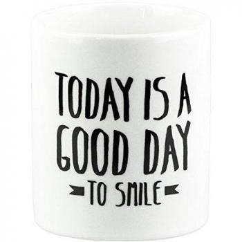 Mr. Wonderful - Taza con mensaje Today is a good day to smile