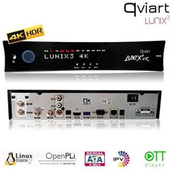 Qviart LUNIX3 4K + HDMI + LNB TWIN