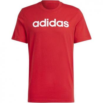 Camiseta adidas Essentials Linear Logo Rojo Hombre