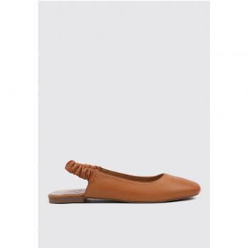 Sandalia Plana Mujer Camel TOP 3 22553 - Cómoda y Elegante, Talla 38
