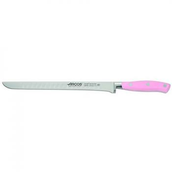 Arcos Serie Riviera Rose - Cuchillo Jamonero - Hoja de Acero Inoxidable Forjado NITRUM 250 mm - Mango de Polioximetileno