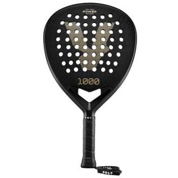 Volt Padel Pala De Pádel 1000 V4 - pala de pádel, modelo 1000 V4, diseño ergonómico, material compuesto de alta resistencia, superficie rugosa para mayor efecto en los golpes, balance medio que