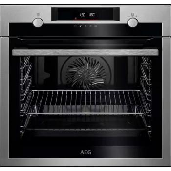Horno Multifunción Pirolítico AEG BPE53516XM 71L 3500W Clase A+ Negro/Acero Inoxidable con 9 Funciones
