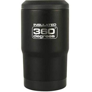 360Degrees Insulated Beer Cozy One Size Black